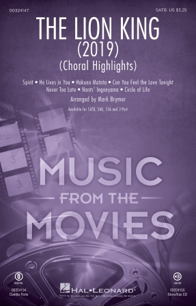 The Lion King (2019) (Choral Highlights) – Trombone The Lion King (2019) (Choral Highlights) – Trombone