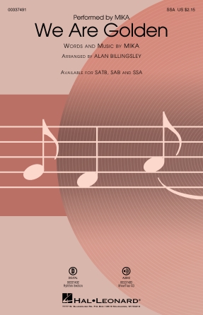 We Are Golden (arr. Alan Billingsley)