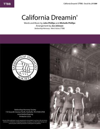 California Dreamin’ (arr. Joe Johnson) California Dreamin’ (arr. Joe Johnson)