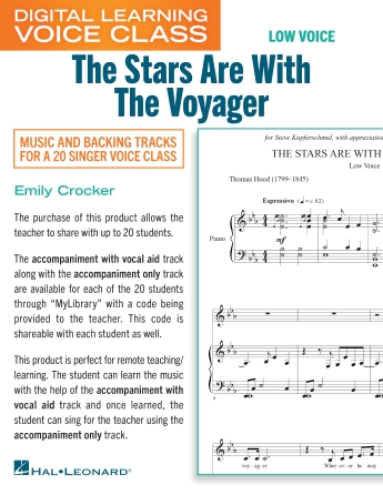 The Stars Are With The Voyager (Medium Low Voice) (includes Audio) The Stars Are With The Voyager (Medium Low Voice) (includes Audio)