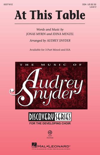 At This Table (arr. Audrey Snyder) At This Table (arr. Audrey Snyder)
