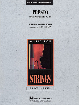 Presto (from Divertimento, K.113) – Piano Presto (from Divertimento, K.113) – Piano