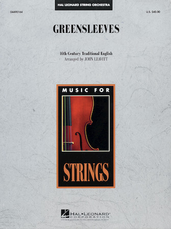 Greensleeves (arr. John Leavitt) – String Bass Greensleeves (arr. John Leavitt) – String Bass