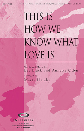 This Is How We Know What Love Is – Bass Clarinet (Dbl Bass sub.) This Is How We Know What Love Is – Bass Clarinet (Dbl Bass sub.)