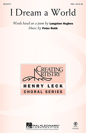 I Dream A World – Percussion 1 I Dream A World – Percussion 1