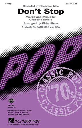 Don’t Stop – Bb Trumpet 2 Don’t Stop – Bb Trumpet 2