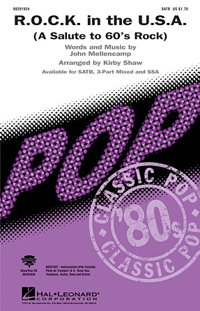 R.O.C.K. In The U.S.A. (A Salute To 60’s Rock) – Bass R.O.C.K. In The U.S.A. (A Salute To 60’s Rock) – Bass
