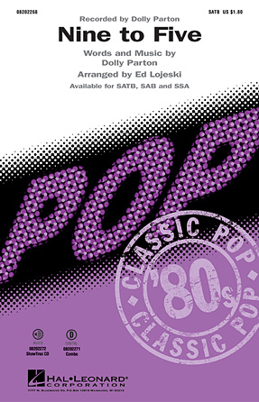 Nine To Five (arr. Ed Lojeski) – Bass Nine To Five (arr. Ed Lojeski) – Bass