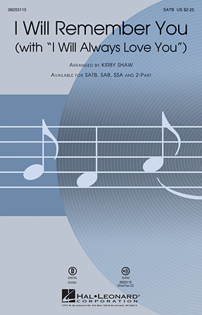 I Will Remember You (with I Will Always Love You) – Bb Trumpet 2 I Will Remember You (with I Will Always Love You) – Bb Trumpet 2