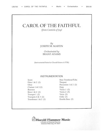 Carol Of The Faithful (from “Canticle Of Joy”) – Full Score Carol Of The Faithful (from “Canticle Of Joy”) – Full Score