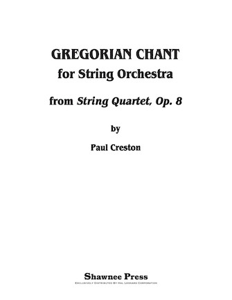 Gregorian Chant for String Orchestra – Violin 1 Gregorian Chant for String Orchestra – Violin 1