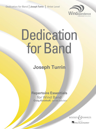 Dedication for Band – Conductor Score (Full Score) Dedication for Band – Conductor Score (Full Score)
