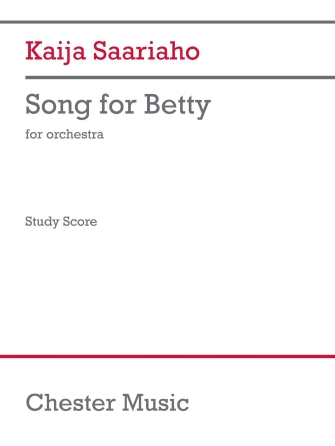 Song for Betty – Full Score Song for Betty – Full Score