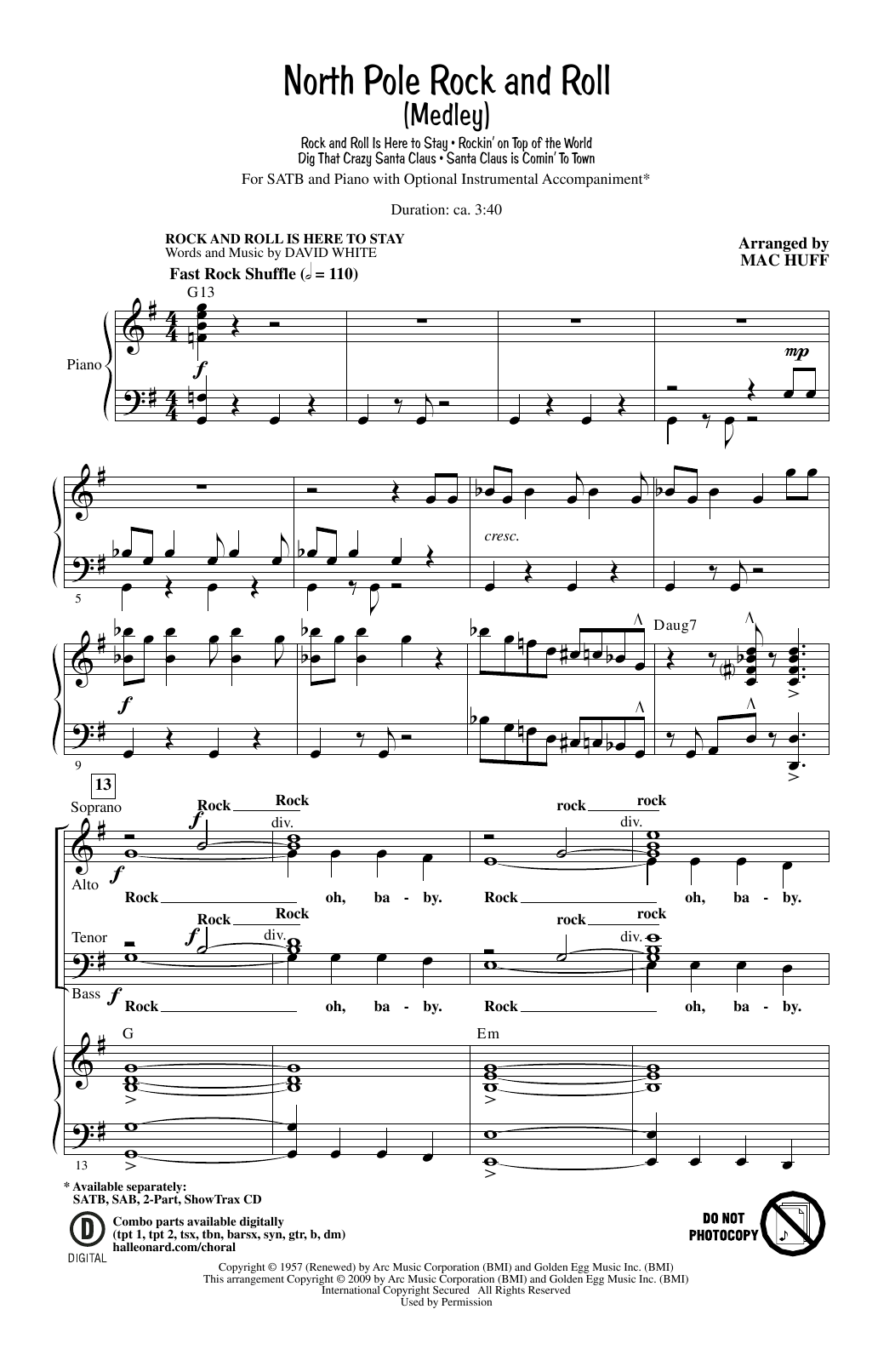 North Pole Rock And Roll (Medley)