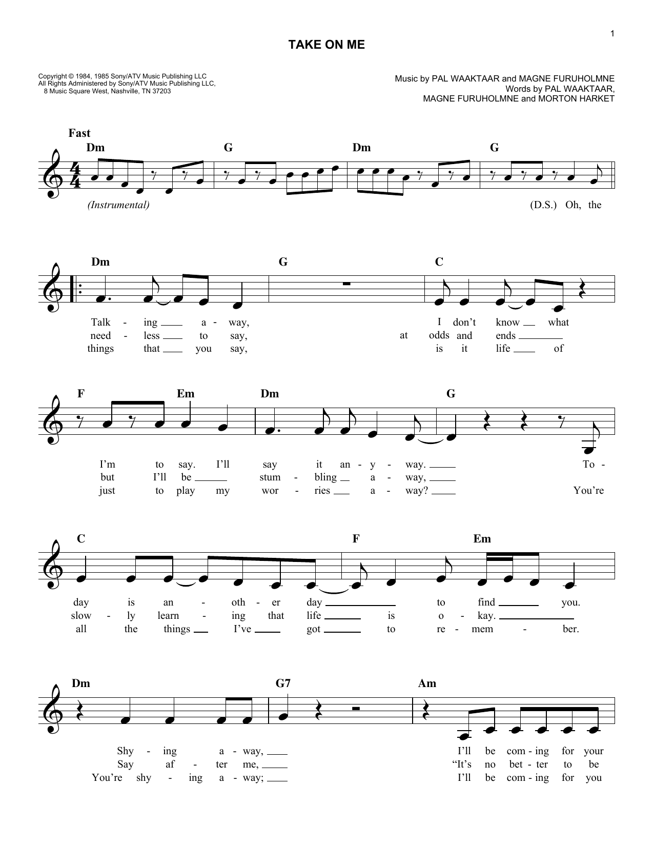 Take On Me