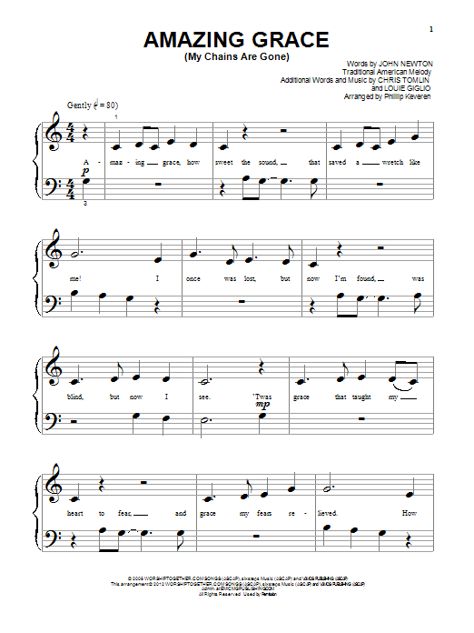 Amazing Grace (My Chains Are Gone)