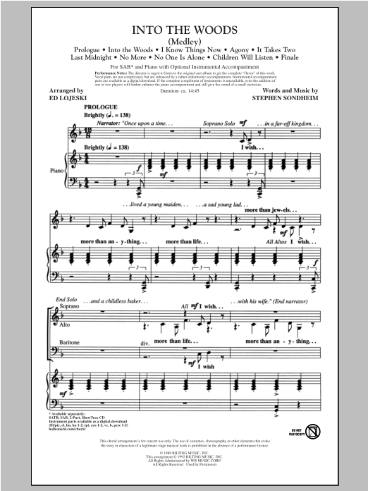 Into The Woods (Medley)