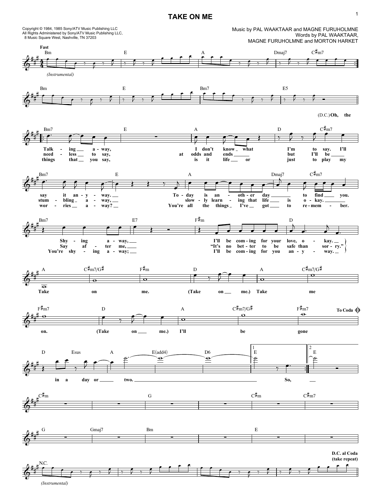 Take On Me