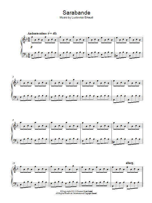 Sarabande Sarabande