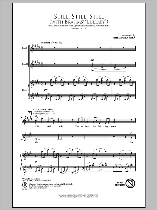Still, Still, Still (with Brahms Lullaby)