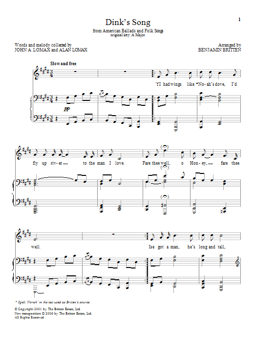 Dink’s Song Dink’s Song