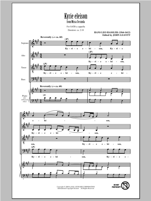 Kyrie Eleison