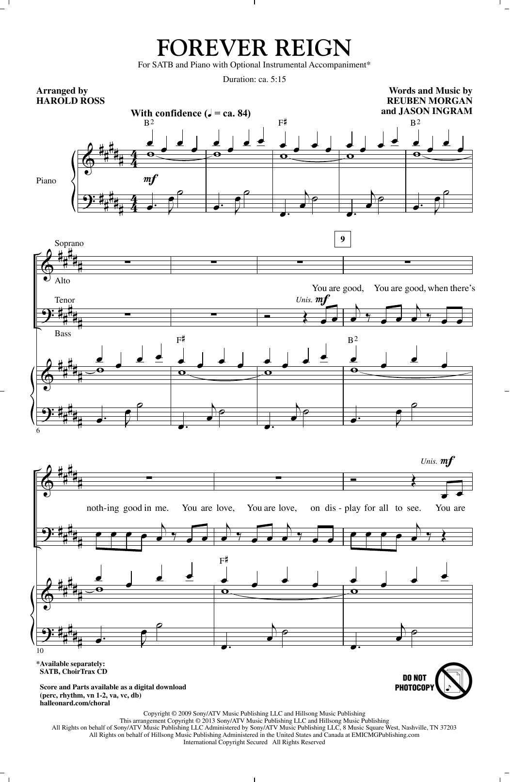 Forever Reign (arr. Harold Ross)