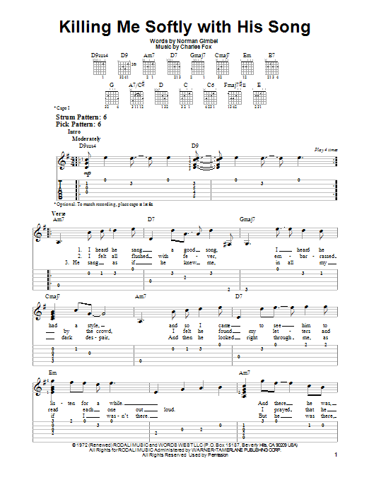 Killing Me Softly With His Song