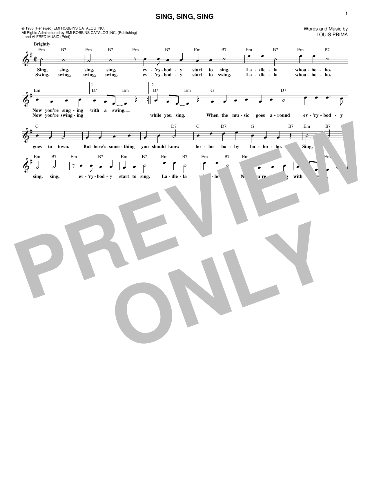 Sing, Sing, Sing