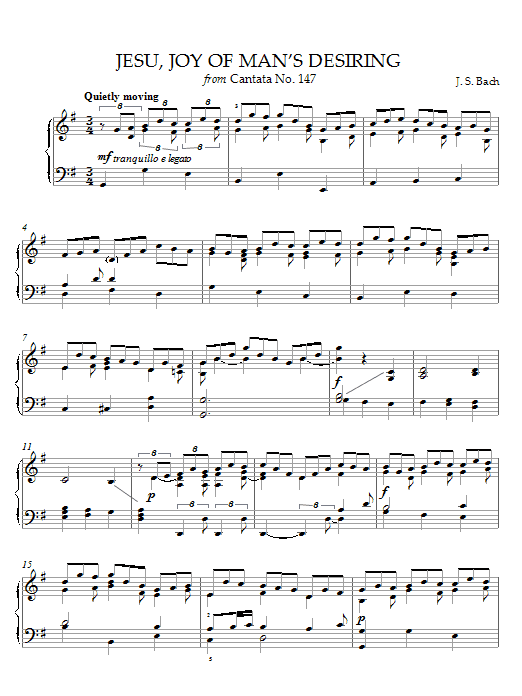 Jesu, Joy of Man’s Desiring Jesu, Joy of Man’s Desiring