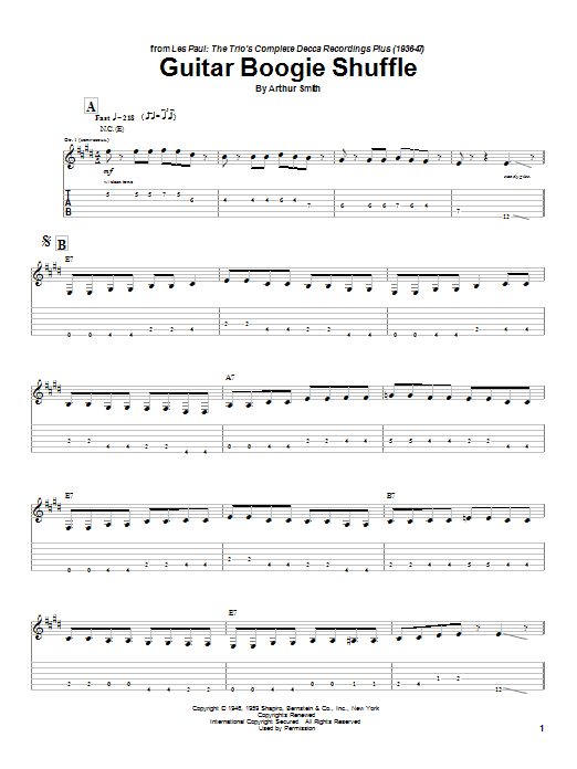 Guitar Boogie Shuffle Guitar Boogie Shuffle