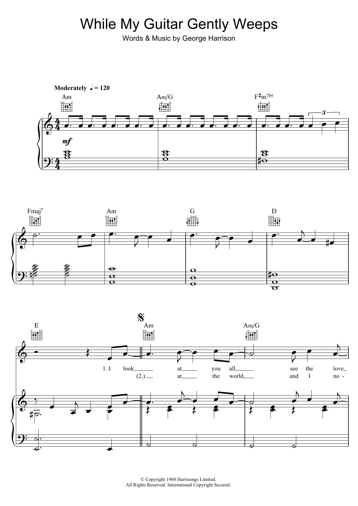 While My Guitar Gently Weeps While My Guitar Gently Weeps