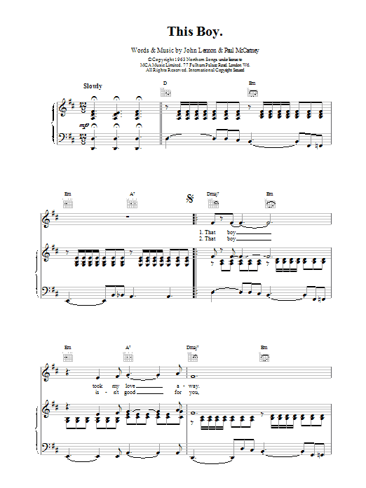 This Boy (Ringo’s Theme) This Boy (Ringo’s Theme)