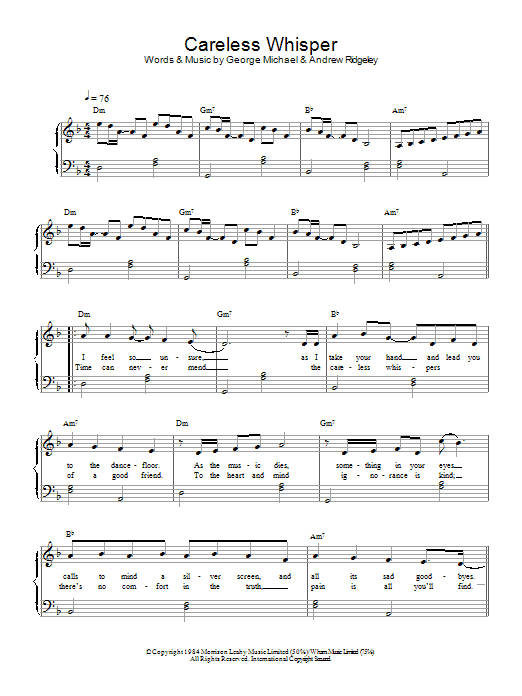 Careless Whisper Careless Whisper