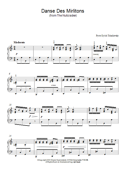 Danse Des Mirlitons (from The Nutcracker) Danse Des Mirlitons (from The Nutcracker)