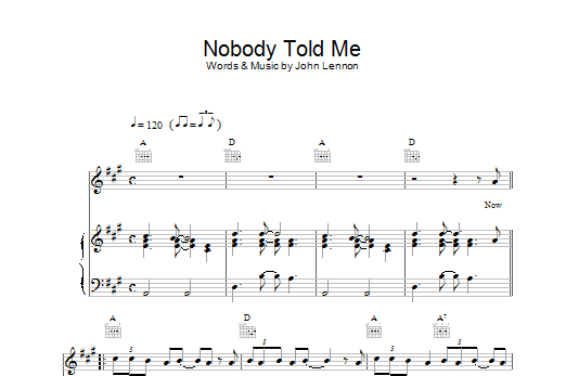 Nobody Told Me Nobody Told Me