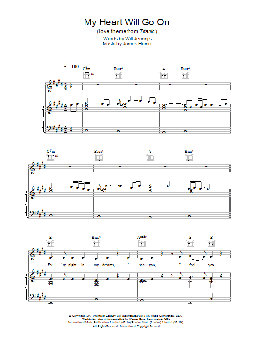My Heart Will Go On (Love Theme from Titanic) My Heart Will Go On (Love Theme from Titanic)