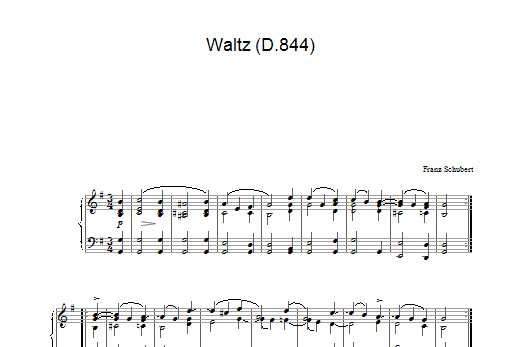 Waltz (D.844) Waltz (D.844)