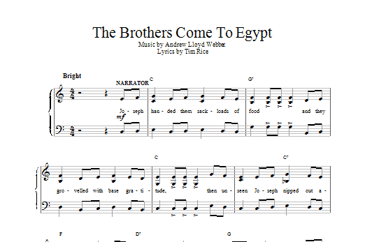 The Brothers Come To Egypt The Brothers Come To Egypt