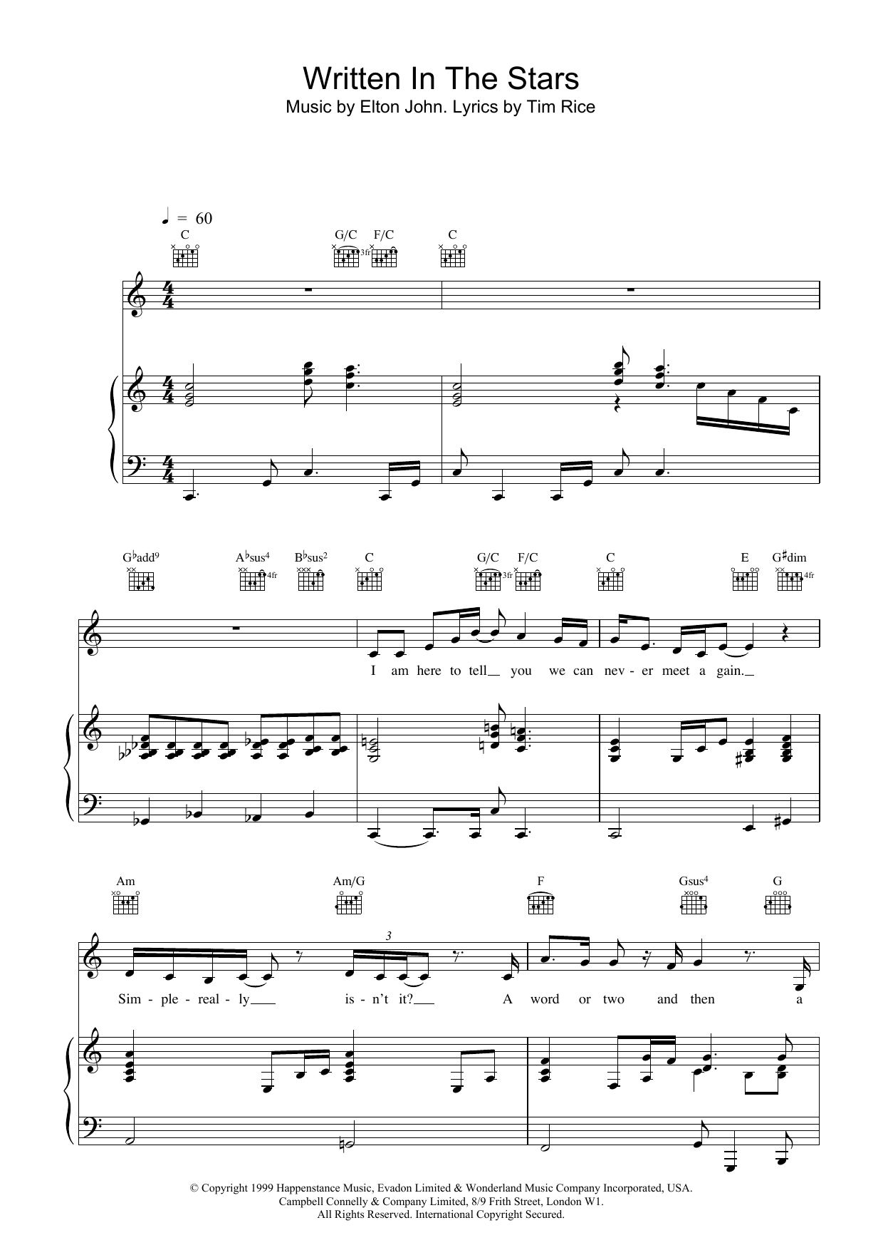 Written In The Stars (from Aida) Written In The Stars (from Aida)