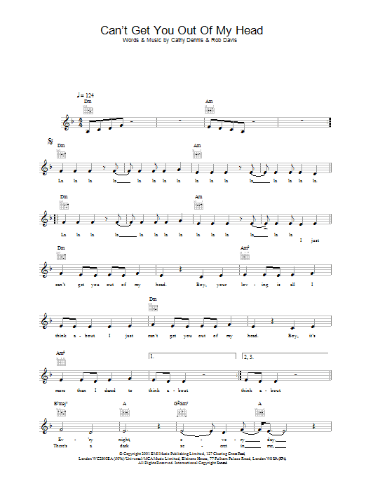 Can’t Get You Out Of My Head Can’t Get You Out Of My Head