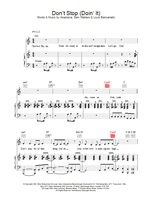 Don’t Stop (Doin’ It) Don’t Stop (Doin’ It)