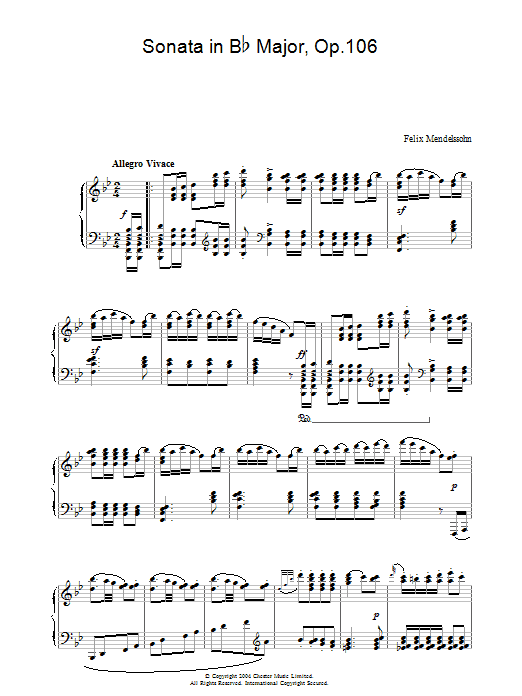 Sonata in Bb Major, Op.106 Sonata in Bb Major, Op.106