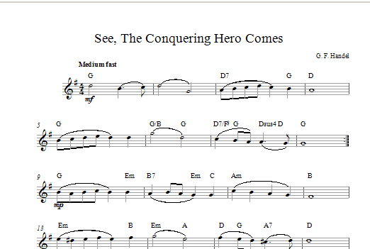 See The Conquering Hero Comes See The Conquering Hero Comes