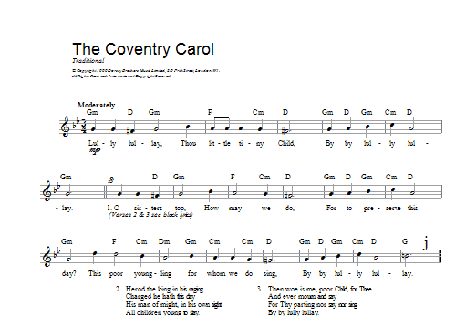 Coventry Carol Coventry Carol