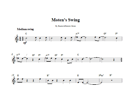 Moten’s Swing Moten’s Swing