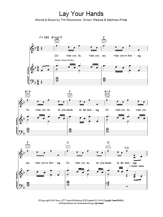 Lay Your Hands Lay Your Hands