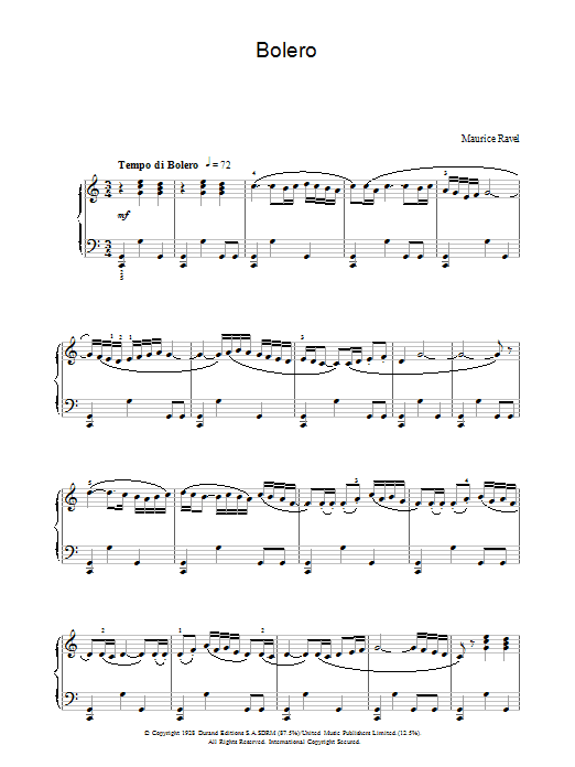 Ravel’s Bolero Ravel’s Bolero
