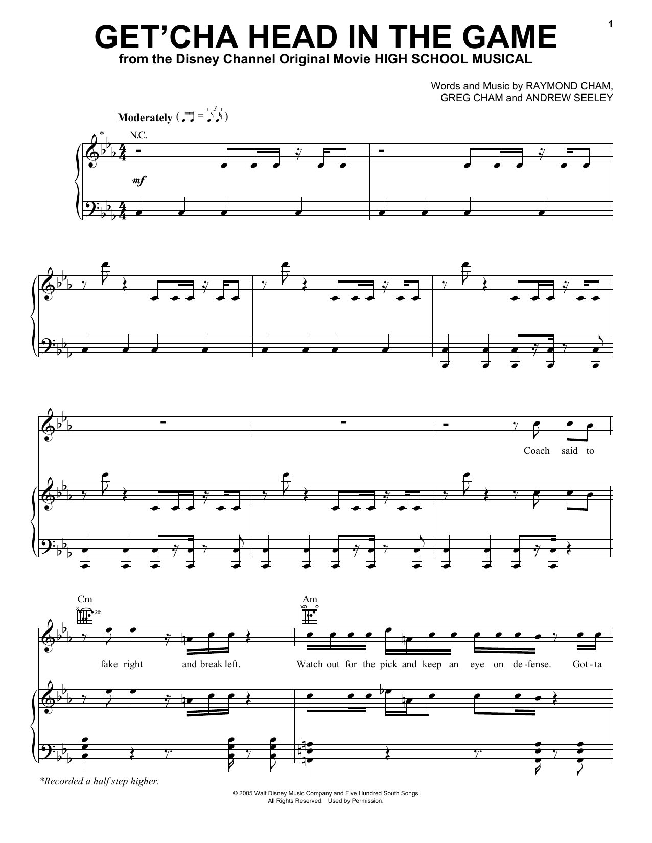 Get’cha Head In The Game (from High School Musical) Get’cha Head In The Game (from High School Musical)
