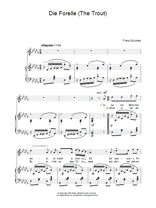 Theme From The Trout Quintet (Die Forelle) Theme From The Trout Quintet (Die Forelle)